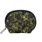 Green Camouflage Military Army Pattern Accessory Pouch (Small)