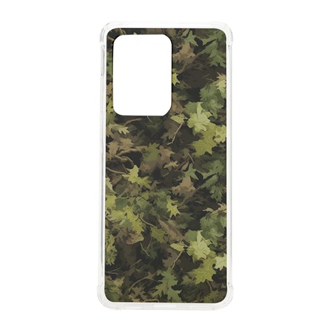 Green Camouflage Military Army Pattern Samsung Galaxy S20 Ultra 6.9 Inch TPU UV Case from ZippyPress Front