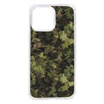Green Camouflage Military Army Pattern iPhone 14 Pro Max TPU UV Print Case