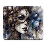 Woman in Space Large Mousepad