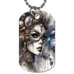 Woman in Space Dog Tag (One Side)