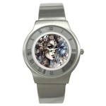 Woman in Space Stainless Steel Watch