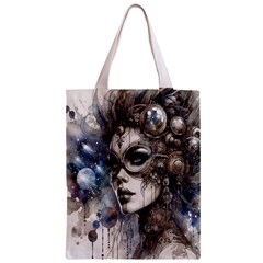 Woman in Space Zipper Classic Tote Bag from ZippyPress Back