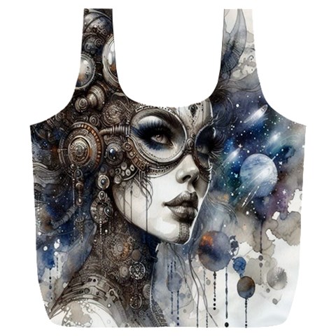Woman in Space Full Print Recycle Bag (XXL) from ZippyPress Front