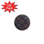 Pattern Seamless Antique Luxury 1  Mini Magnets (100 pack) 
