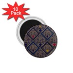 Pattern Seamless Antique Luxury 1.75  Magnets (10 pack) 