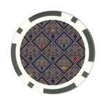 Pattern Seamless Antique Luxury Poker Chip Card Guard (10 pack)