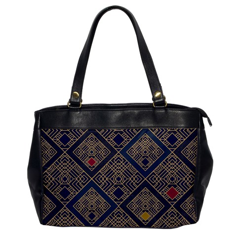 Pattern Seamless Antique Luxury Oversize Office Handbag from ZippyPress Front