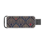 Pattern Seamless Antique Luxury Portable USB Flash (One Side)