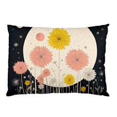 Space Flowers Universe Galaxy Pillow Case (Two Sides) from ZippyPress Front