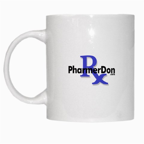 PharmerDon Logo White Mug from ZippyPress Left