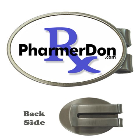 PharmerDon Logo Money Clip (Oval) from ZippyPress Front