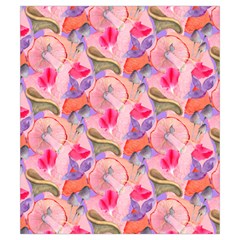Pink Glowing Flowers Drawstring Pouch (Small) from ZippyPress Front