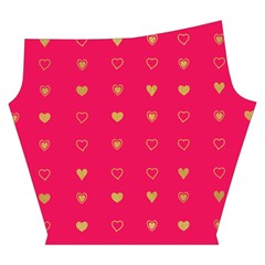 Illustrations Heart Pattern Design Yoga Cropped Leggings from ZippyPress Left