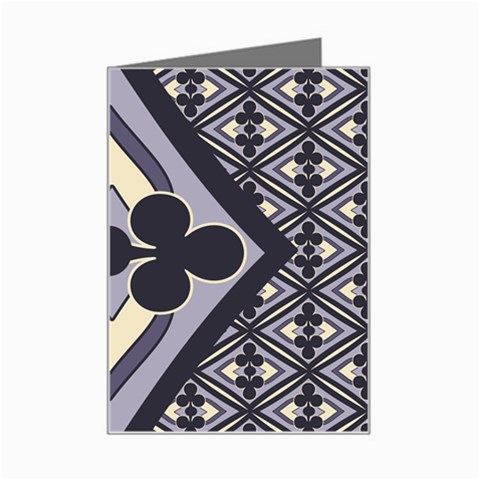 Pattern Design Scrapbooking Mini Greeting Card from ZippyPress Left