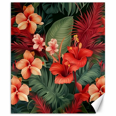 Tropical Flower Bloom Canvas 20  x 24  from ZippyPress 19.57 x23.15  Canvas - 1