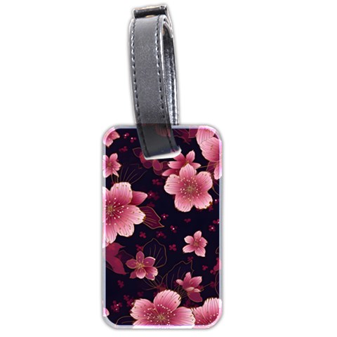 Flower Sakura Bloom Luggage Tag (two sides) from ZippyPress Front