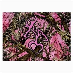 Pink Browning Deer Glitter Camo Large Glasses Cloth (2 Sides) from ZippyPress Back