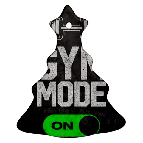 Gym mode Ornament (Christmas Tree)  from ZippyPress Front
