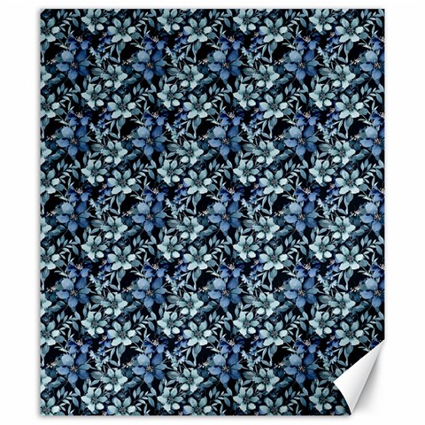 Blue Flowers 001 Canvas 20  x 24  from ZippyPress 19.57 x23.15  Canvas - 1