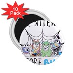 bluey halloween 2.25  Magnets (10 pack) 