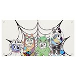 bluey halloween Banner and Sign 4  x 2 