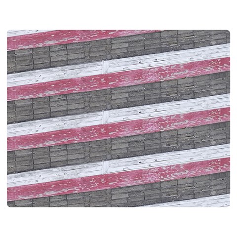 Vintage Vibrant Stripes Pattern Print Design Premium Plush Fleece Blanket (Medium) from ZippyPress 60 x50  Blanket Front