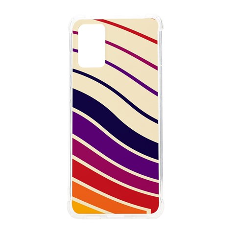 Angles Design Pattern Retro Samsung Galaxy S20 Plus 6.7 Inch TPU UV Case from ZippyPress Front