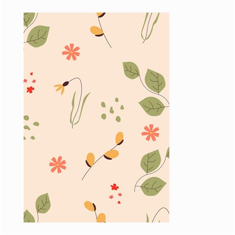 Spring Art Floral Pattern Design Small Garden Flag (Two Sides) from ZippyPress Front