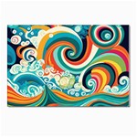 Waves Ocean Sea Abstract Whimsical Postcards 5  x 7  (Pkg of 10)