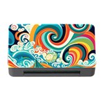 Waves Ocean Sea Abstract Whimsical Memory Card Reader with CF