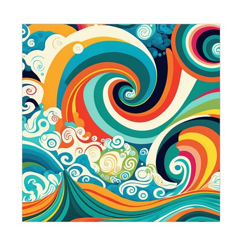 Waves Ocean Sea Abstract Whimsical Duvet Cover Double Side (Full/ Double Size) from ZippyPress Front