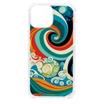 Waves Ocean Sea Abstract Whimsical iPhone 13 mini TPU UV Print Case