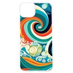 Waves Ocean Sea Abstract Whimsical iPhone 15 Pro TPU UV Print Case