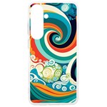 Waves Ocean Sea Abstract Whimsical Samsung Galaxy S24 Ultra 6.9 Inch TPU UV Case