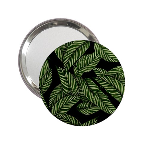 Background Pattern Leaves Texture 2.25  Handbag Mirrors from ZippyPress Front