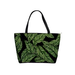 Background Pattern Leaves Texture Classic Shoulder Handbag from ZippyPress Front