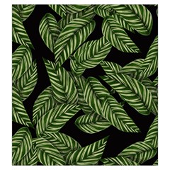 Background Pattern Leaves Texture Drawstring Pouch (Large) from ZippyPress Front