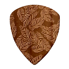 Background Pattern Leaves Texture Wood Guitar Pick (Set of 10) from ZippyPress Front