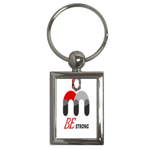Be Strong  Key Chain (Rectangle) from ZippyPress Front