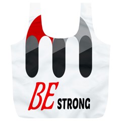 Be Strong  Full Print Recycle Bag (XL) from ZippyPress Back