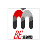 Be Strong  Satin Bandana Scarf 22  x 22 