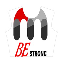 Be Strong  Cotton Crop Top from ZippyPress Front