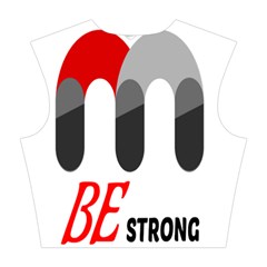 Be Strong  Cotton Crop Top from ZippyPress Back