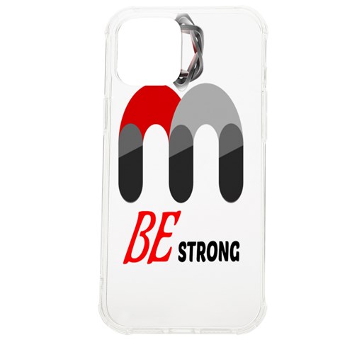 Be Strong  iPhone 12 Pro max TPU UV Print Case from ZippyPress Front