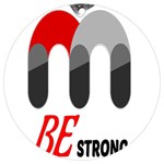 Be Strong  UV Print Acrylic Ornament Round