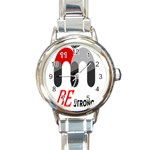 Be Strong Round Italian Charm Watch