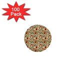 Floral Design 1  Mini Buttons (100 pack) 