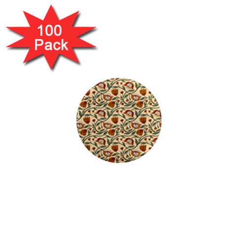 Floral Design 1  Mini Magnets (100 pack)  from ZippyPress Front