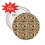 Floral Design 2.25  Buttons (10 pack) 